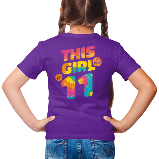 This girl is now 11 - Birthday t-shirt (Κοντομάνικο Παιδικό)